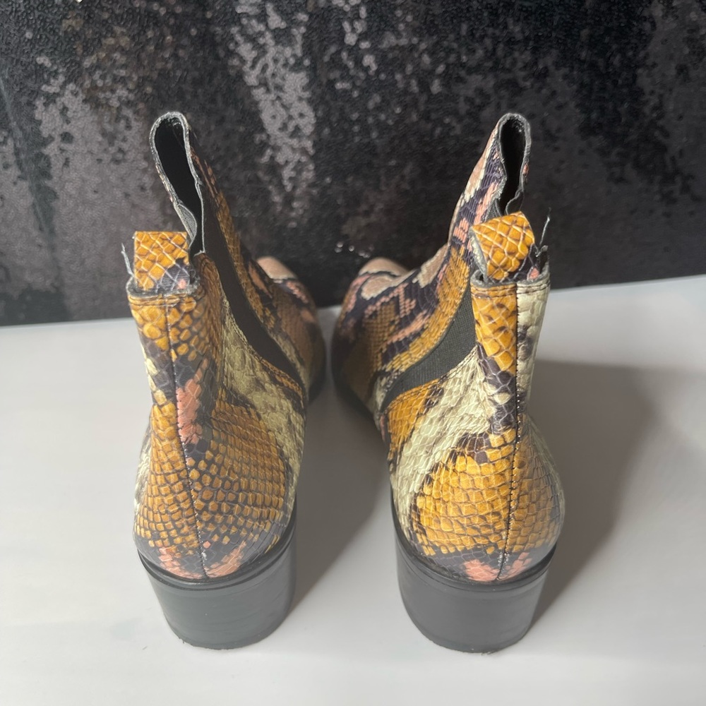 Marc Fisher Snake Print , Pull On Booties - image 3
